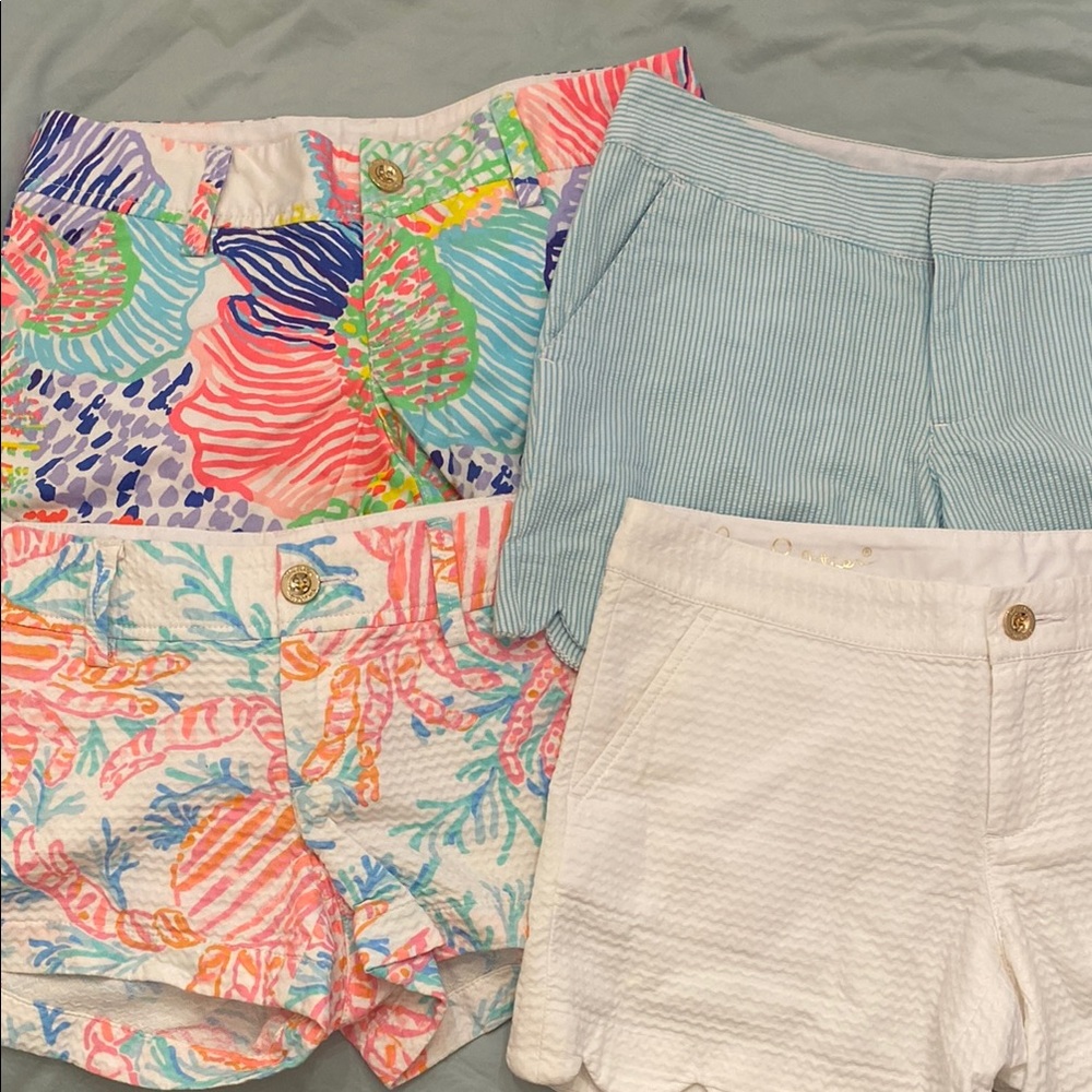 Lilly Pulitzer Buttercup Shorts Lot